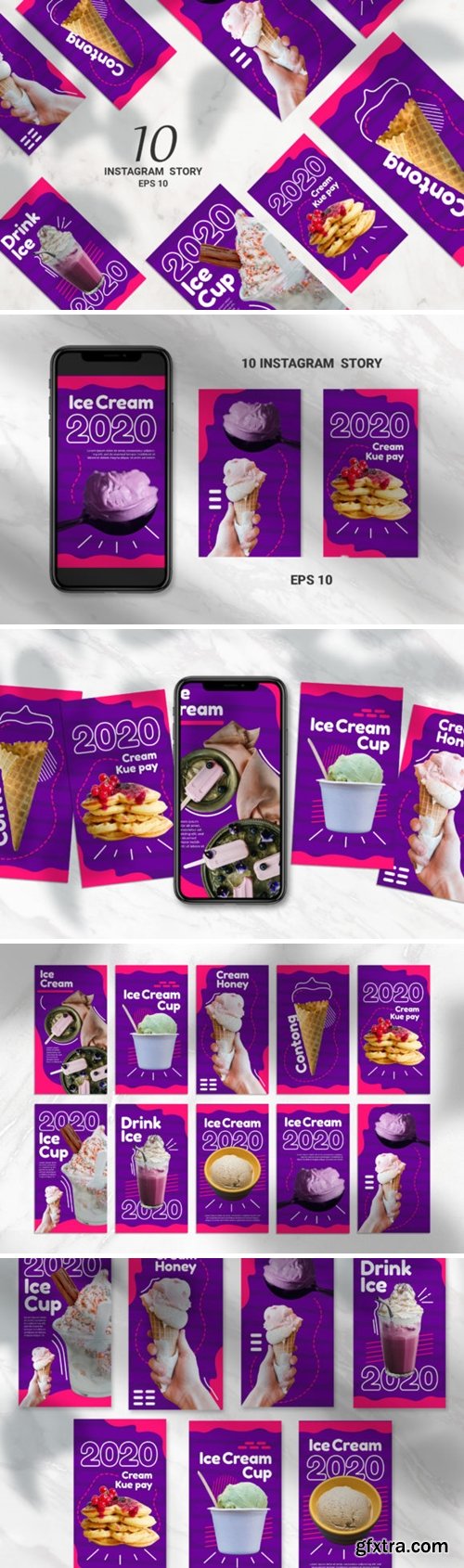 Sweet Food Instagram Story Vector 4163046