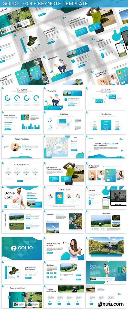 Golio - Golf Keynote Template