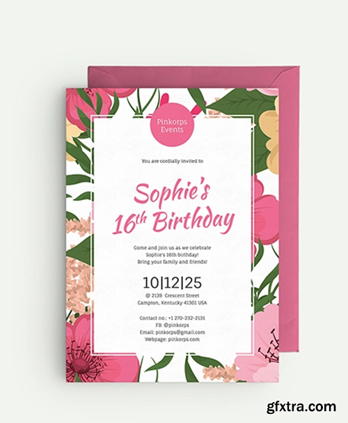 Girl-Birthday-Party-Invitation-Download