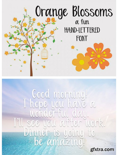 Orange Blossoms Font