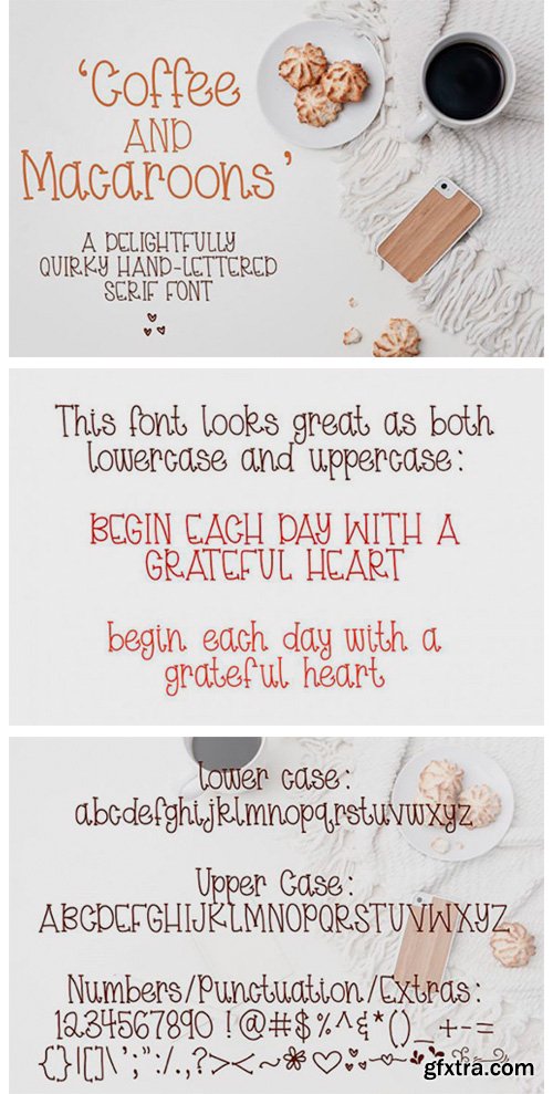 Coffee & Macaroons Font