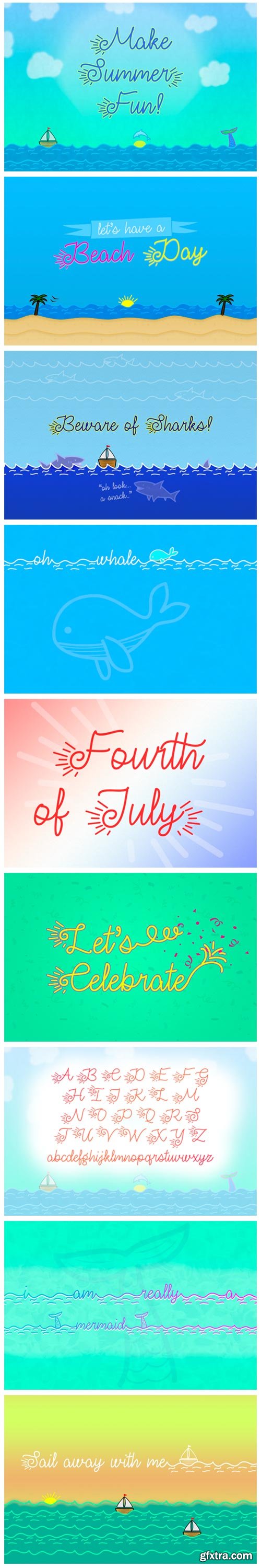 Make Summer Fun Font