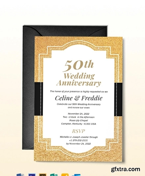 50th-Fall-Wedding-Anniversary-Invitation-Template