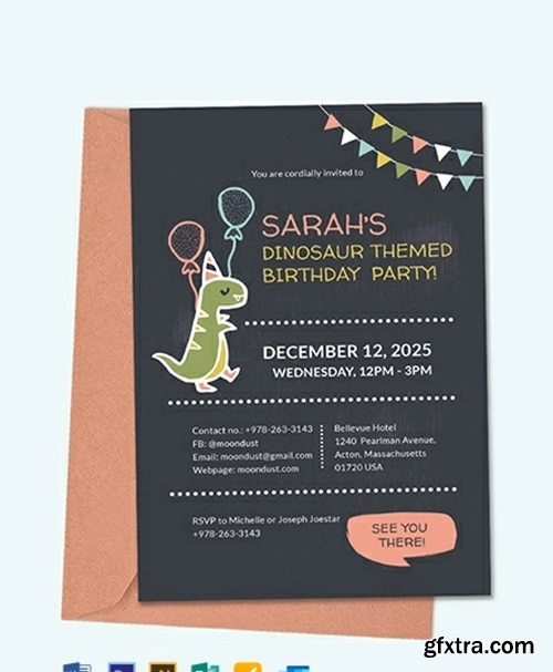 Chalkboard-Dinosaur-Birthday-Invitation-Template-1