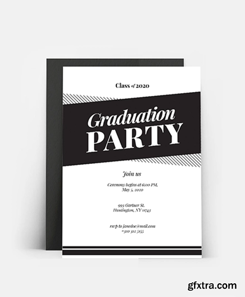 Black-and-White-Graduation-Party-Invitation-Download-1