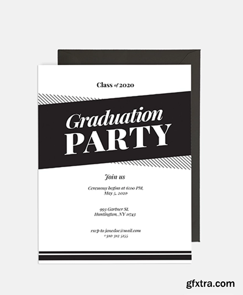 Sample-Black-and-White-Graduation-Party-Invitation-2