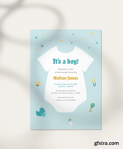 Sample-Oneside-Baby-Shower-Invitation