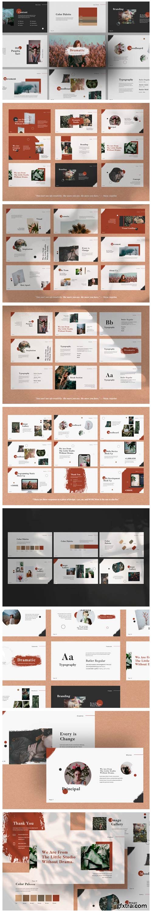 Dramatic Brand Powerpoint 4165712