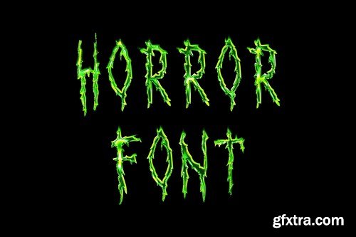 Horror Script Brush font