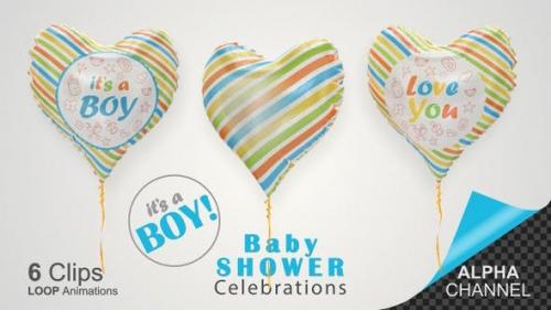 Videohive - Baby Shower Celebration - Baby Boy