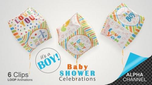 Videohive - Baby Shower Celebration - Baby Boys