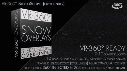 Videohive - Snow Overlay VR-360° Editors Pack (StereoScopic 3D Over-Under)