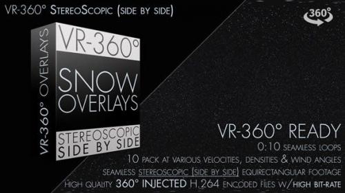 Videohive - Snow Overlay VR-360° Editors Pack (StereoScopic 3D Side by Side)