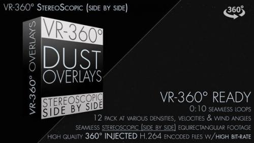 Videohive - Dust Particle Overlays VR-360° Editors Pack (StereoScopic 3D Side-by-Side)