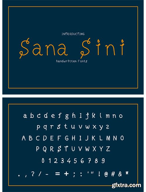 Sana Sini Font