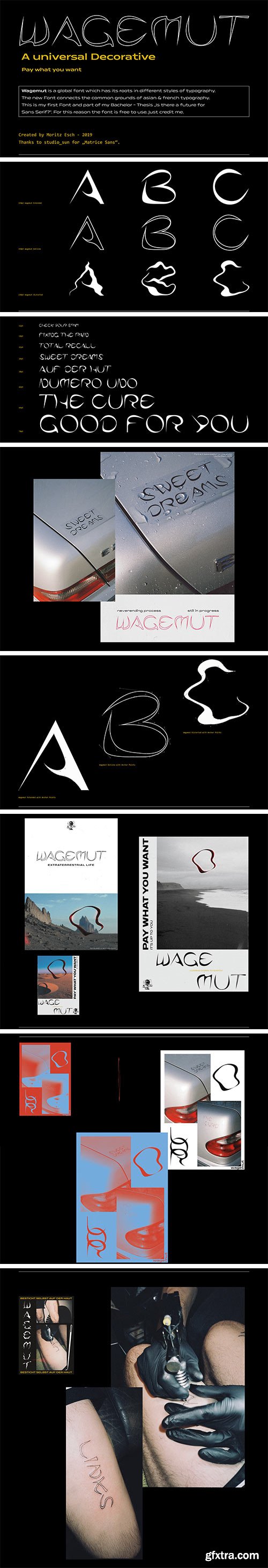 Wagemut Typeface