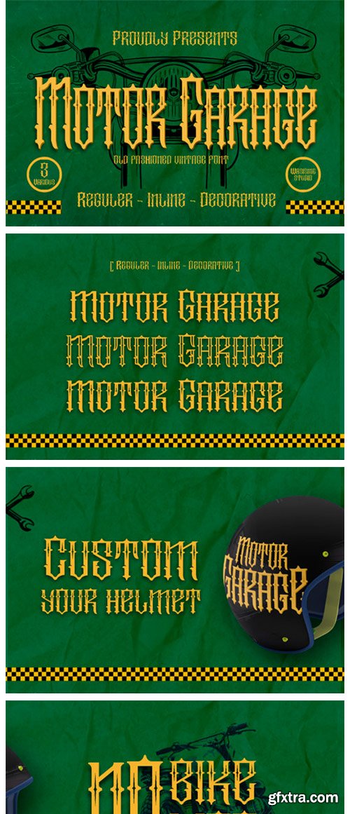 Motor Garage Font