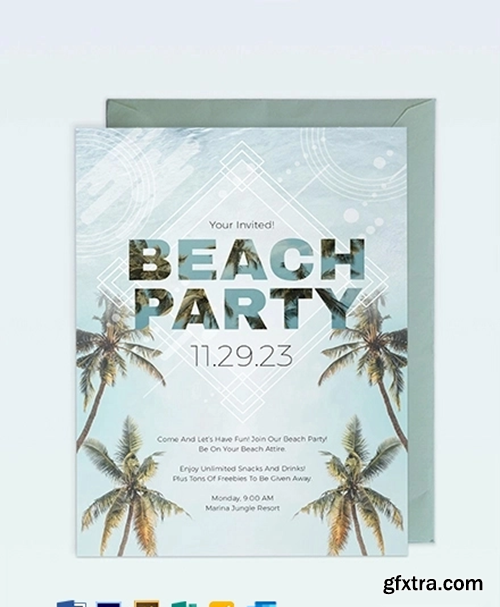 Beach-Birthday-Party-Invitation-Template-3