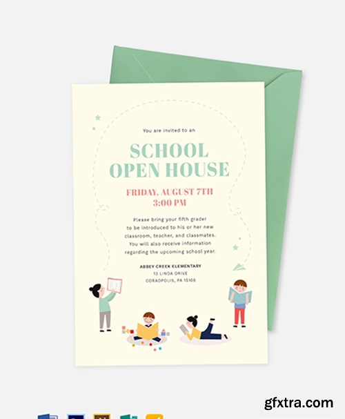 school-open-house-invitation-template