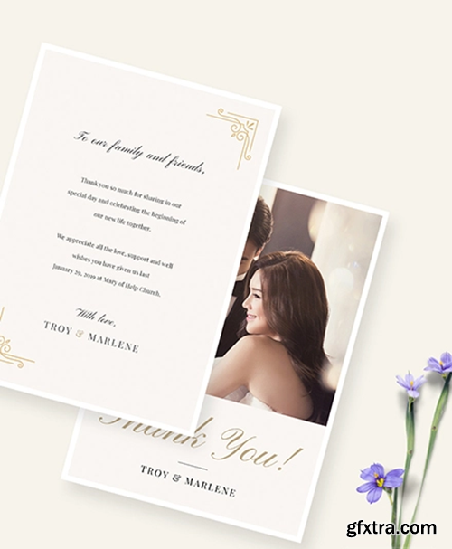 Sample-Simple-Wedding-Photo-Thank-You-Card