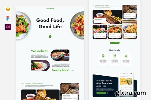 Food Delivery Website Template