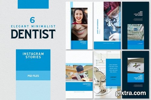 Minimalist Theme - Dentist Instagram Stories