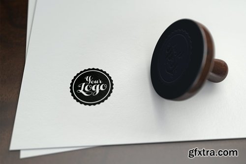 Stamp Logo Mockup 001