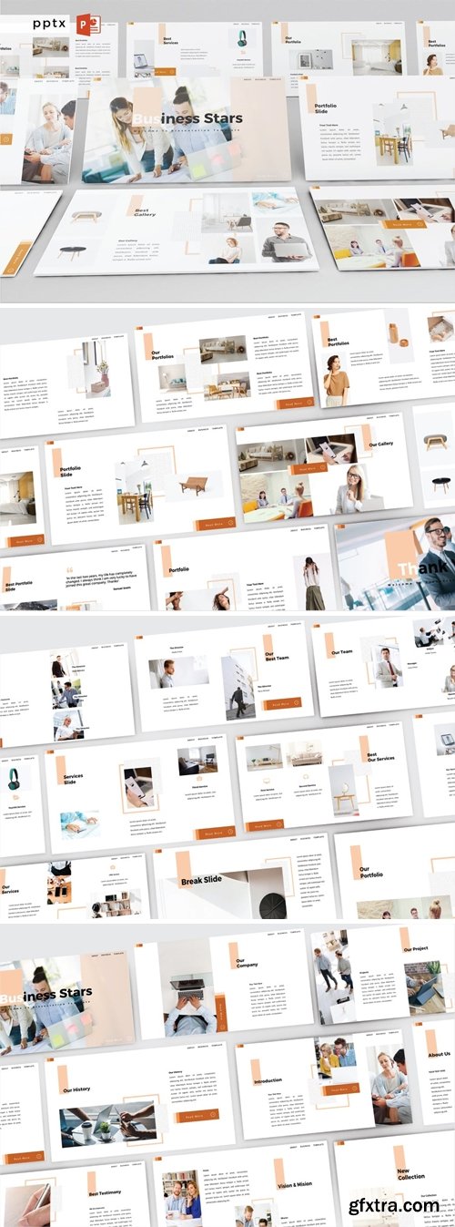 BUSINESS STARS  Powerpoint, Keynote and Google Slides Templates