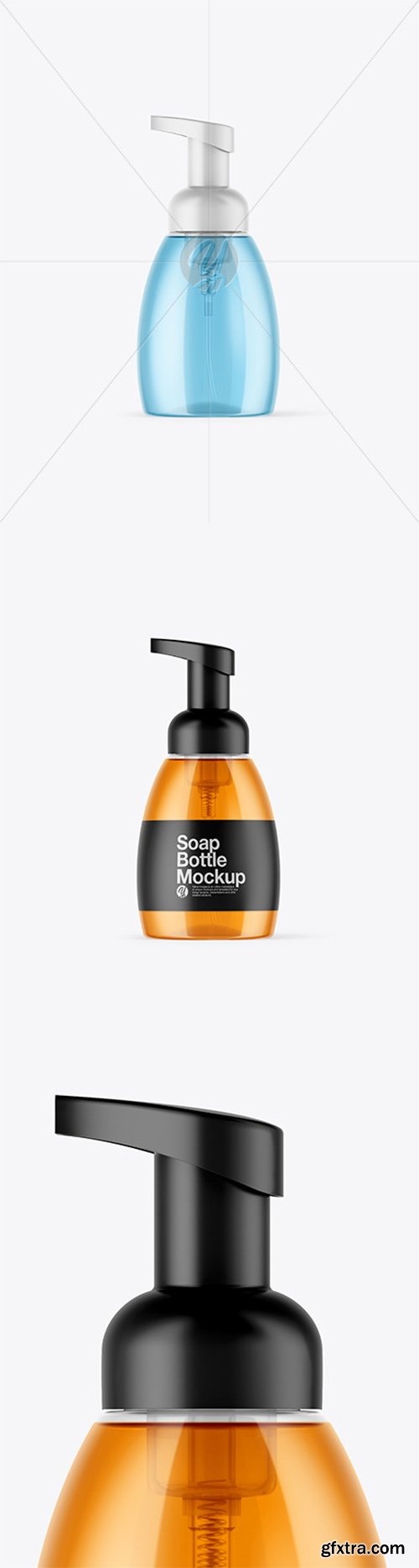 Clear Soap Bottle Mockup 60041