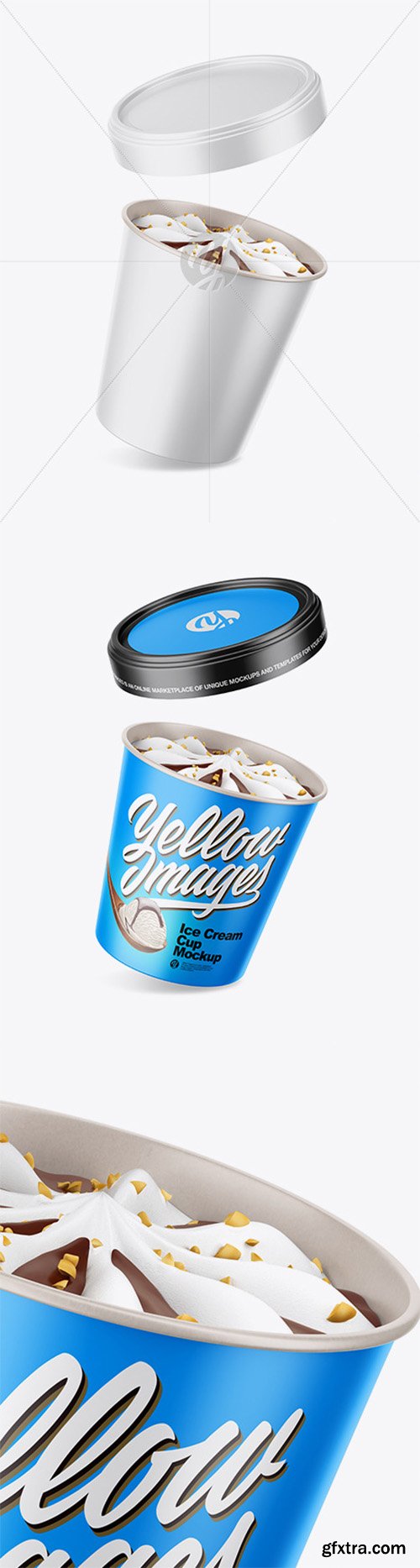 Opened Ice Cream Cup 60266