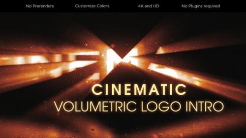 Videohive - Cinematic Volumetric Logo Intro