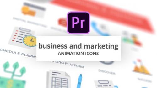 Videohive - Business and Marketing - Animation Icons (MOGRT)