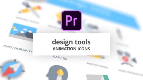 Videohive - Design Tools - Animation Icons (MOGRT)