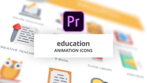 Videohive - Education - Animation Icons (MOGRT)