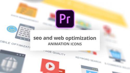 Videohive - SEO and Web Optimization - Animation Icons (MOGRT)