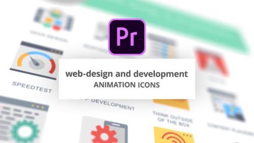 Videohive - WEB and Graphic Design - Animation Icons (MOGRT)