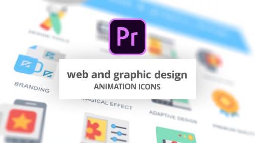 Videohive - Web-Design and Development - Animation Icons (MOGRT)