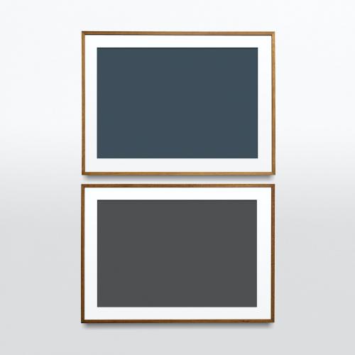 Wooden picture frame mockup illustration - 1230765