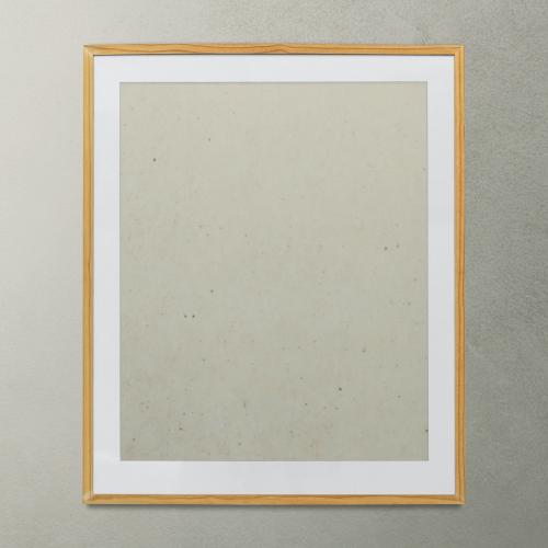 Gold picture frame mockup illustration - 1230895