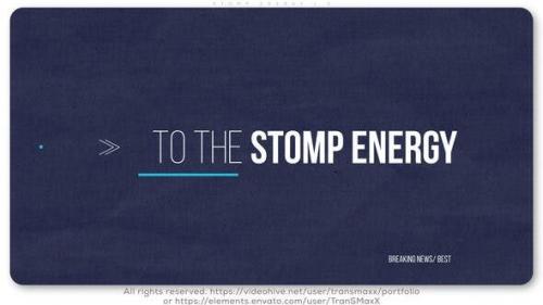 Videohive - Stomp Energy 1.0