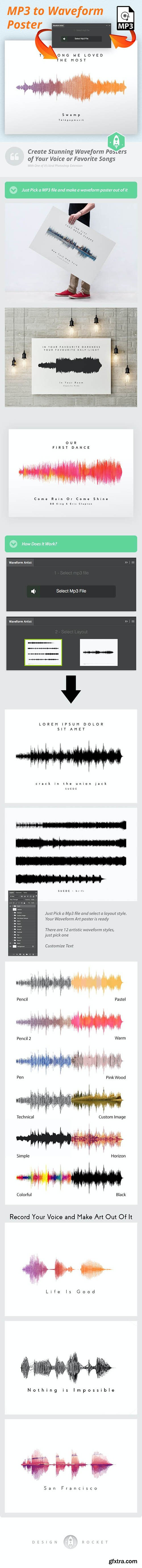 GraphicRiver - Waveform Artist - MP3 to Waveform Poster 20644757