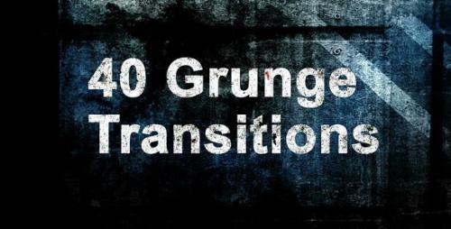 Videohive - Grunge Transitions And Overlays