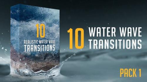 Videohive - Water Wave Transitions Pack 1