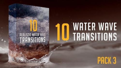 Videohive - Water Wave Transitions Pack 3