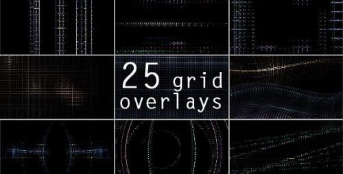 Videohive - Grid Overlays