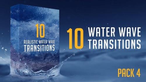 Videohive - Water Wave Transitions Pack 4