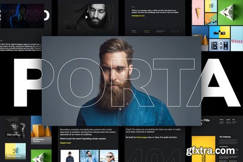 ThemeForest - Porta v1.0 - Creative Portfolio Template Kit - 26356481