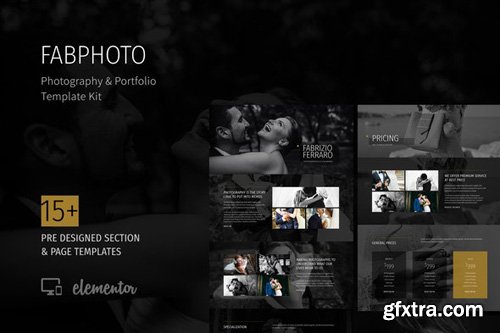 ThemeForest - FabPhoto v1.0 - Photography and Portfolio Template Kit (Update: 8 May 20) - 26380573