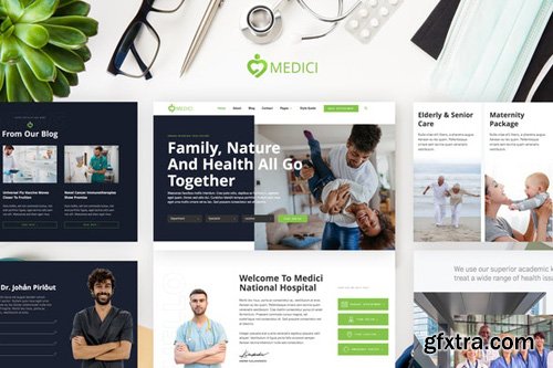 ThemeForest - Medici v1.0 - Hospital & Health Services Template Kit (Update: 14 May 20) - 26195659