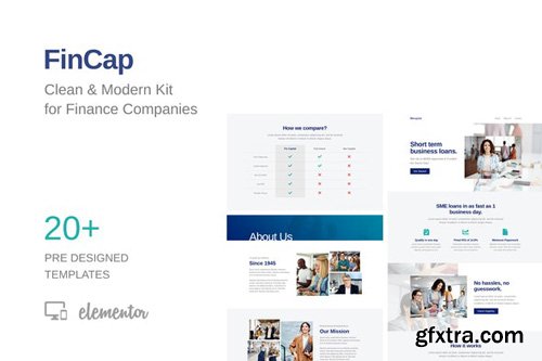 ThemeForest - FinCap v1.0 - Finance Template Kit (Update: 7 May 20) - 25869852